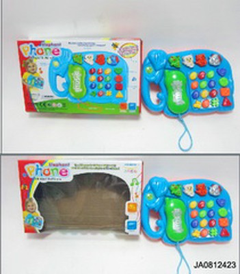 SPANISH CARTOON TELEPHONE W/LIGHT,SOUND,