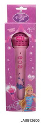 MICROPHONE W/LIGHT AND MUSIC,