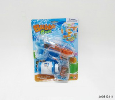 BUBBLE GUN W/LIGHT,