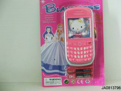 KITY MOBILPHONE.W/LIGHT,MUSIC & 2BATTERYS,