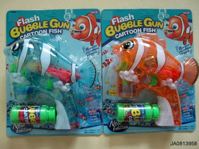 BUBBLE GUN W/LIGHT AND MUSIC,