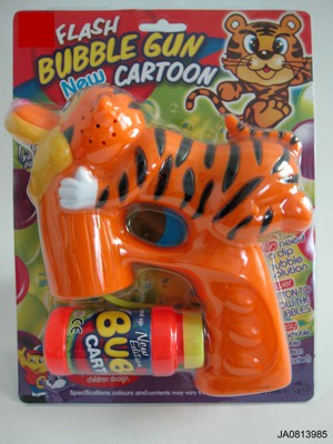 BUBBLE GUN W/LIGHT AND MUSIC,