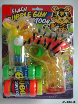 BUBBLE GUN W/LIGHT AND MUSIC,