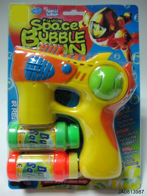 BUBBLE GUN W/LIGHT AND MUSIC,