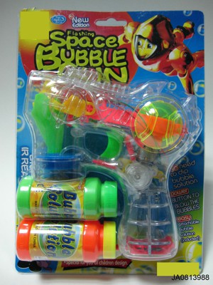 BUBBLE GUN W/LIGHT AND MUSIC,