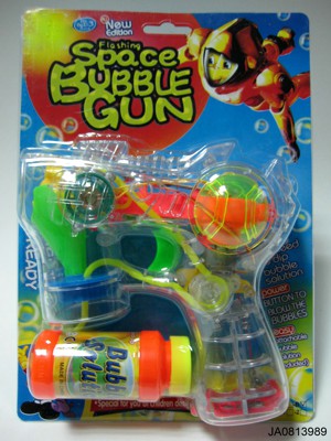 BUBBLE GUN W/LIGHT AND MUSIC,
