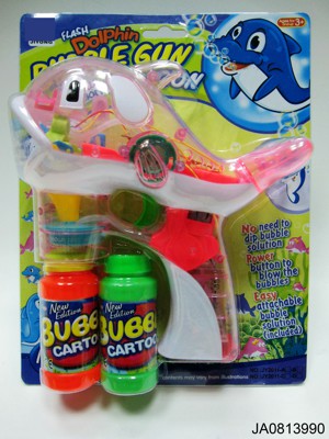 BUBBLE GUN W/LIGHT AND MUSIC,