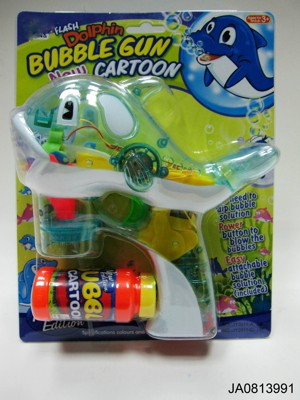 BUBBLE GUN W/LIGHT AND MUSIC,