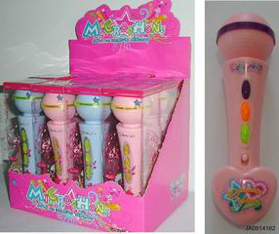 MICROPHONE W/MUSIC,LIGHT（12PCS）,