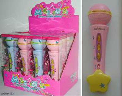 MICROPHONE W/MUSIC,LIGHT（12PCS）,