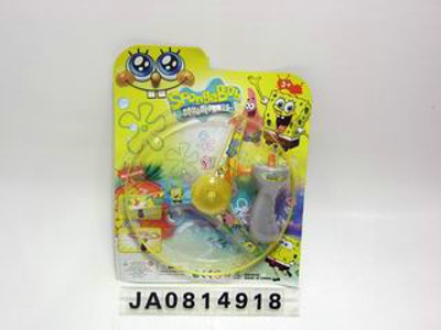 SPONGEBOB PULLING TOY UFO,