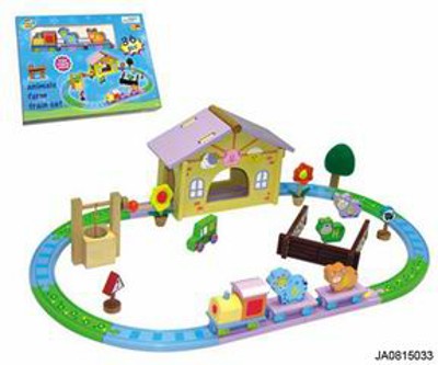WOODEN RAIL WAY CAR,