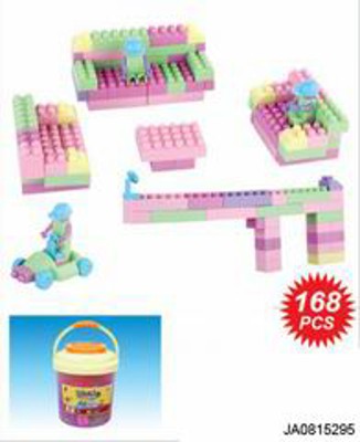BUILDING BLOCK （168PCS),