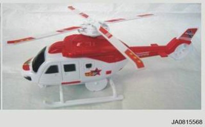 WIND UP HELICOPTER W/LIGHT,