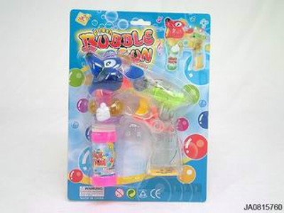 B.O BUBBLE GUN W/LIGHT AND MUSIC,