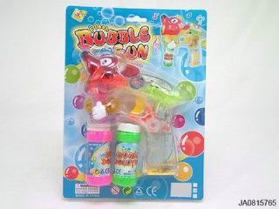 B.O BUBBLE GUN W/LIGHT AND MUSIC,