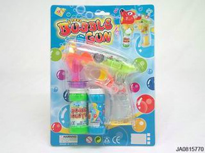 B.O BUBBLE GUN W/LIGHT AND MUSIC,