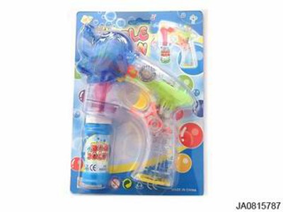 B.O BUBBLE GUN W/LIGHT AND MUSIC,