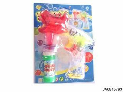 B.O BUBBLE GUN W/LIGHT AND MUSIC,