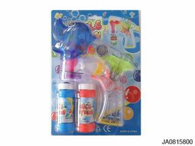 B.O BUBBLE GUN W/LIGHT AND MUSIC,