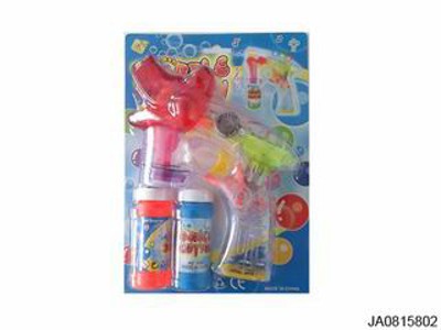 B.O BUBBLE GUN W/LIGHT AND MUSIC,