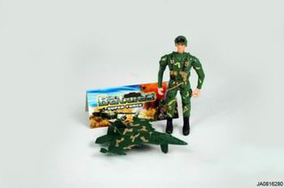SOLIDER W/AIRCRAFT,