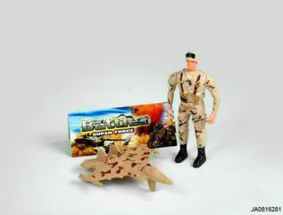 SOLIDER W/AIRCRAFT,