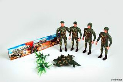 SOLIDER W/AIRCRAFT.4PCS,