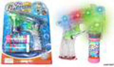 B/O BUBBLE GUN W/5 LIGHT,