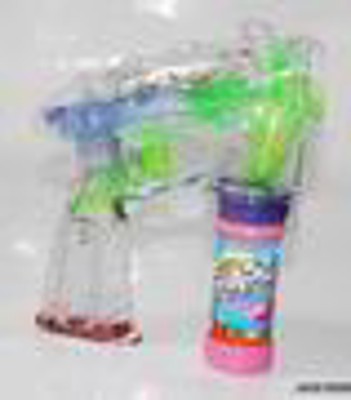 B/O BUBBLE GUN W/5 LIGHT AND IC,
