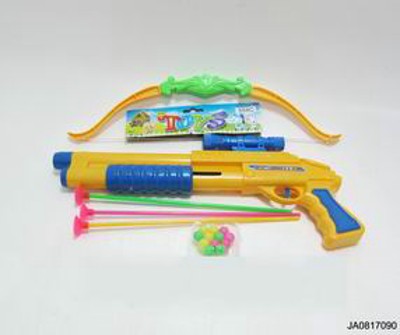 PINGPANG GUN W/BOW AND ARROW,