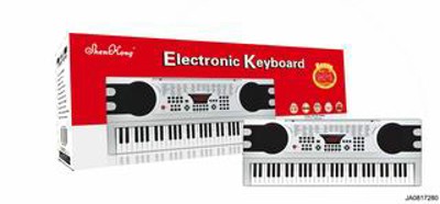 61 KEYS ELECTRONIC ORGAN W/MICROPHONE,CHARGER,