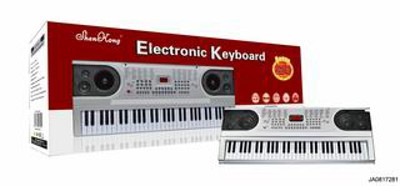 61 KEYS ELECTRONIC ORGAN W/MICROPHONE,CHARGER,