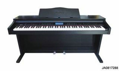 88 KEYS WOODEN ELECTRONIC PIANO W/FOOT PEDALS,