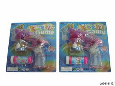 BUBBLE GUN W/SOUND,LIGHT,