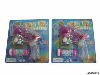 BUBBLE GUN W/SOUND,LIGHT,