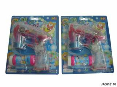 BUBBLE GUN W/SOUND,LIGHT,