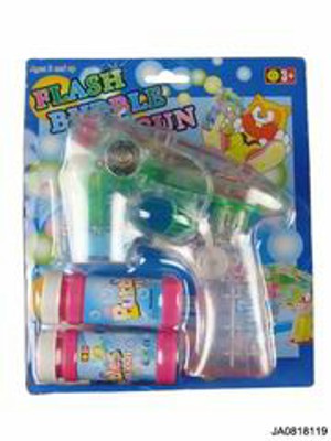 BUBBLE GUN W/SOUND,LIGHT,