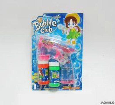 BUBBLE GUN W/LIGHT,