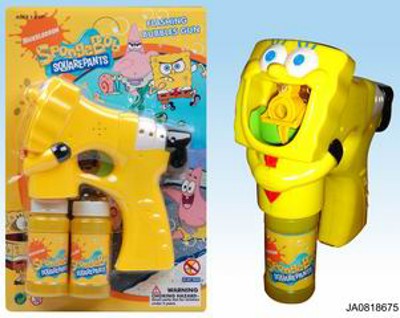 SPONGEBOB B/O BUBBLES GUN W/LIGHT,