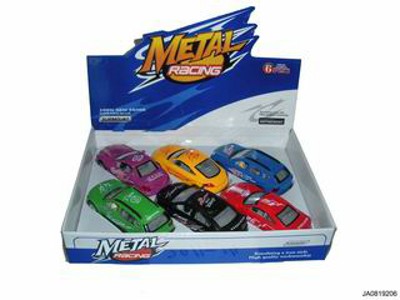 METAL PULL BACK RACING CAR,
