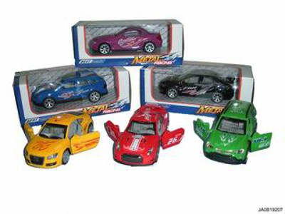 METAL PULL BACK RACING CAR,
