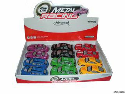 METAL PULL BACK CAR W/MUSIC,