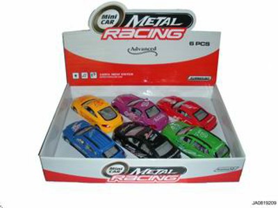 METAL PULL BACK CAR W/MUSIC,