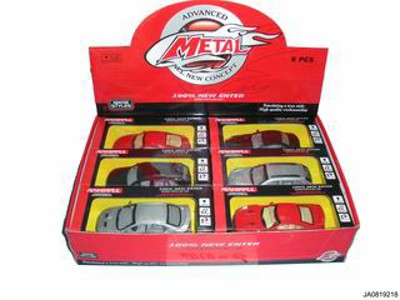 METAL PULL BACK CAR W/MUSIC,