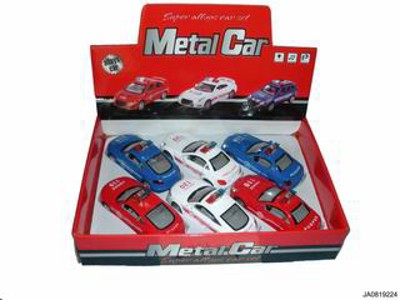 METAL PULL BACK CAR W/MUSIC,