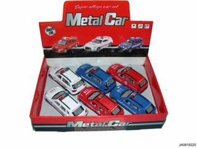 METAL PULL BACK CAR W/MUSIC,