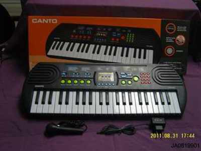44 KEYS ELECTRONIC ORGAN W/MICROPHONE,