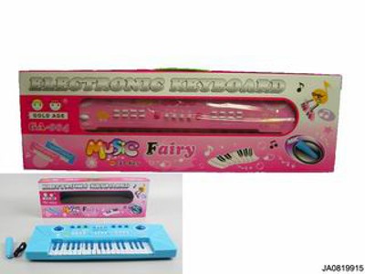 37 KEYS ELECTRONIC ORGAN W/MICROPHONE,