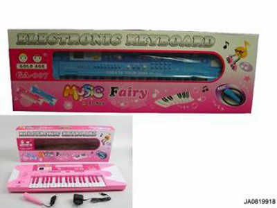 37 KEYS ELECTRONIC ORGAN W/MICROPHONE,